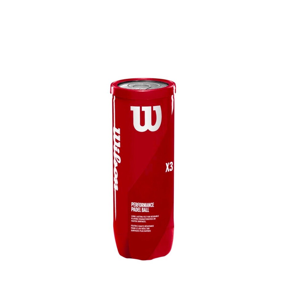 Padelové míče Wilson  Padel X3 Ball Yellow - main (1)