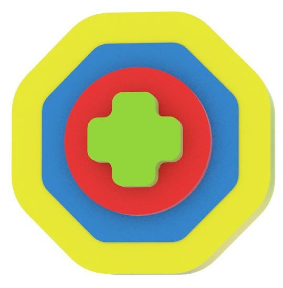 Moje první puzzle - Tvary osmiúhelník/žlutá - main (0)