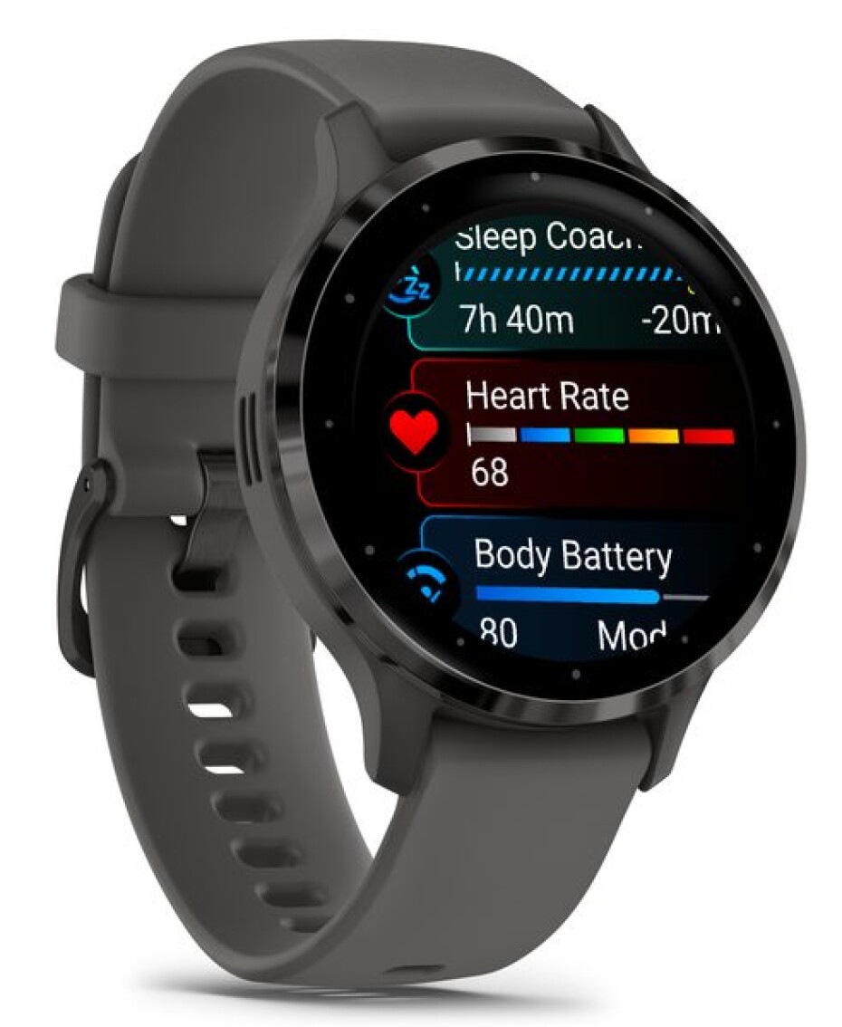Garmin Venu® 3S Slate/Gray, Silicone band 010-02785-00 - main (4)