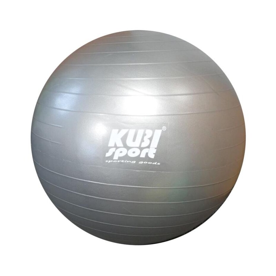 Kubisport Gymnastický míč 650 mm, nosnost 150 kg, stříbrný - main (0)