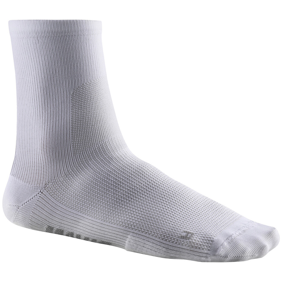 Cyklistické ponožky Mavic  Essential Mid Sock White  EUR 35-38 - main (0)
