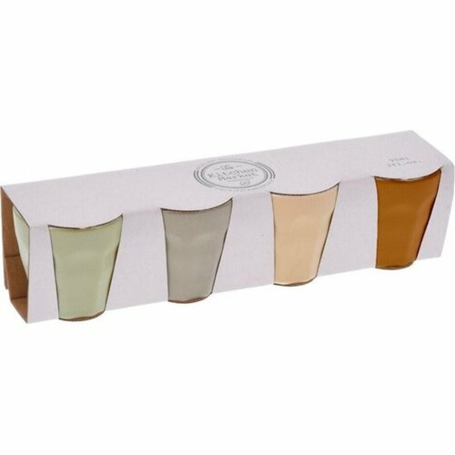 EH Sada porcelánových šálků Pastel 90 ml, 4 ks - main (1)