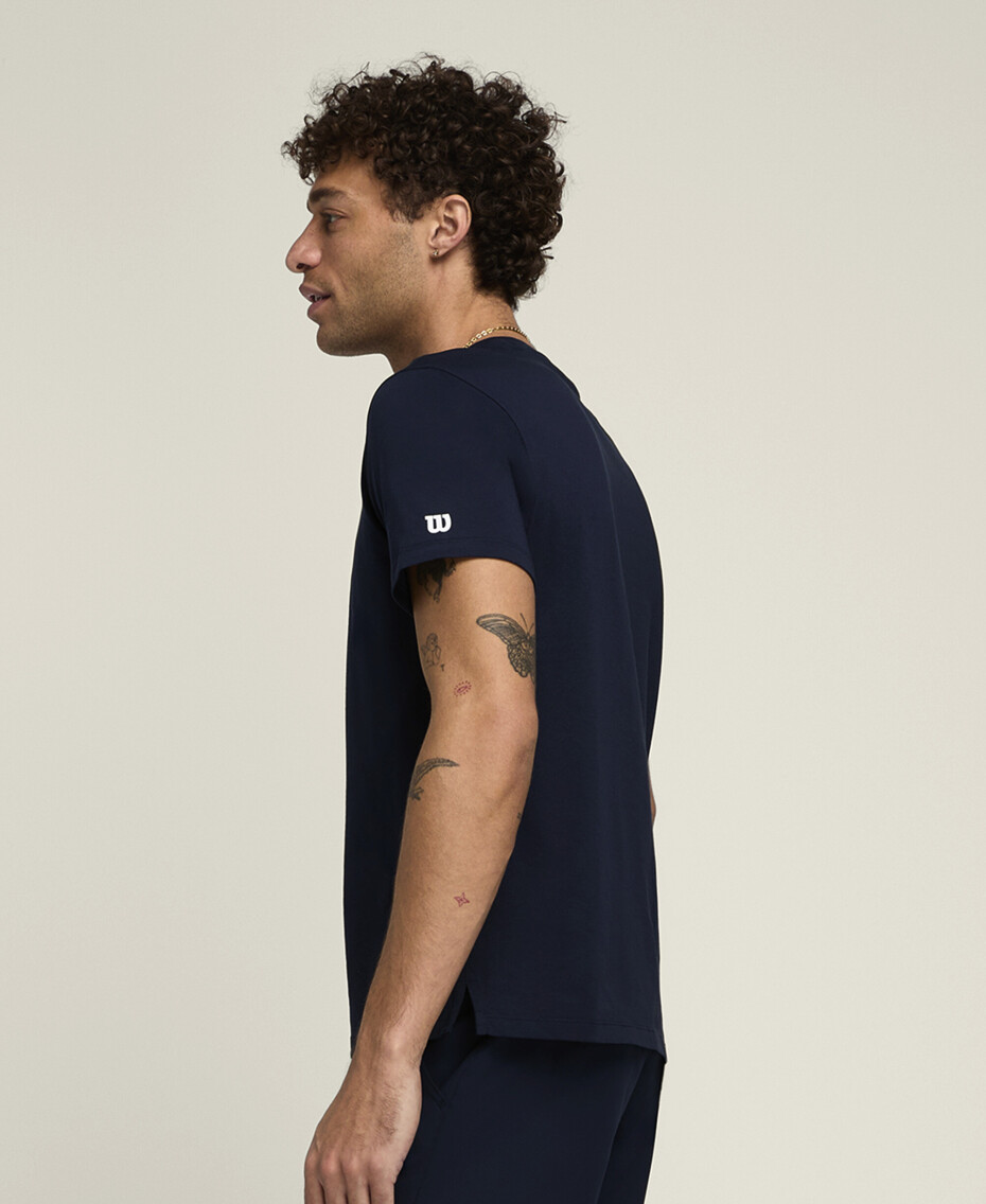 Pánské tričko Wilson  M  Team Graphic Tee Classic Navy XL - main (2)