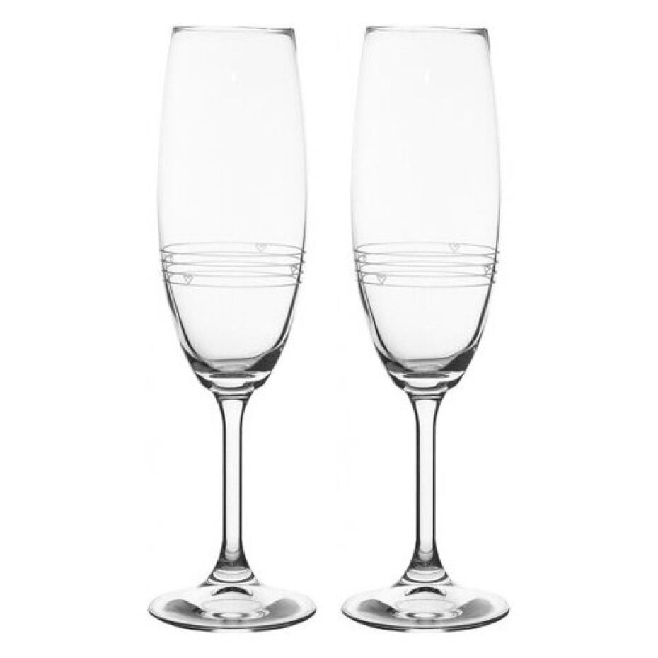 Sklenice SRDÍČKA 0,22 l sekt 2 ks  - main (0)
