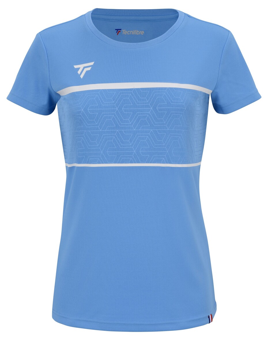 Dámské tričko Tecnifibre  Club Tech Tee Azur XS - main (0)