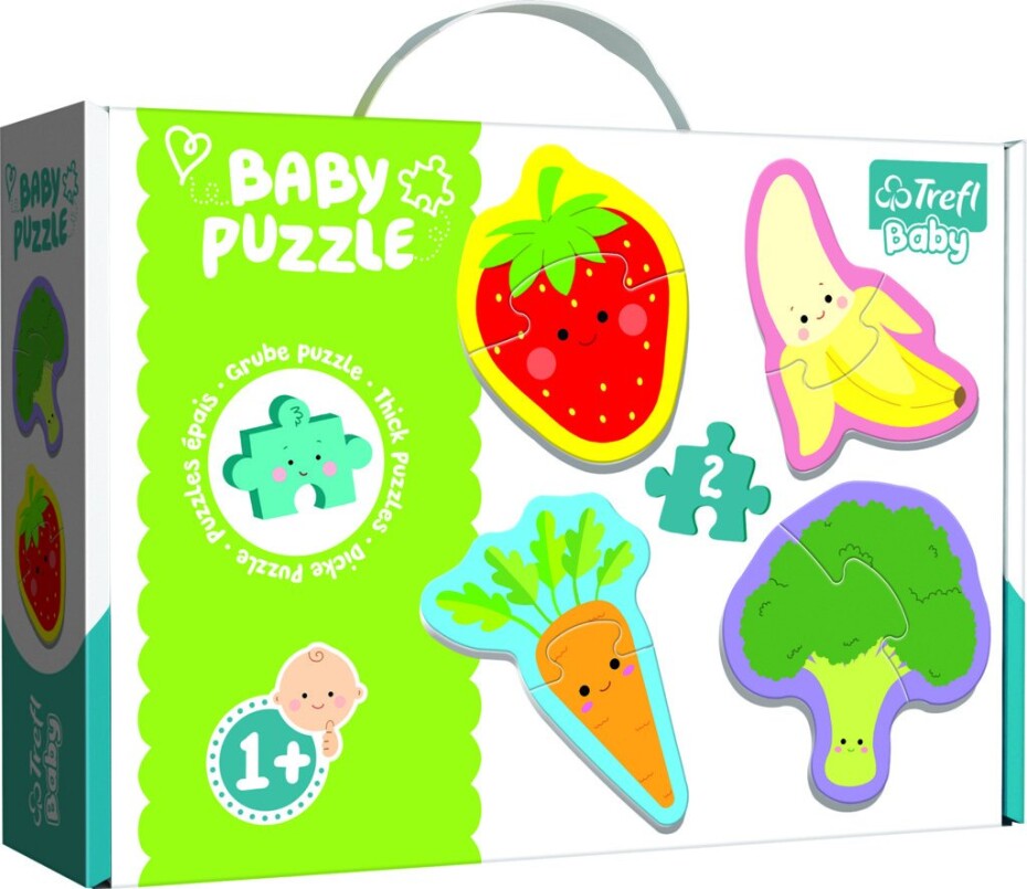 Trefl Puzzle Baby Ovoce a zelenina / 4x2 dílky - Trefl - main (0)