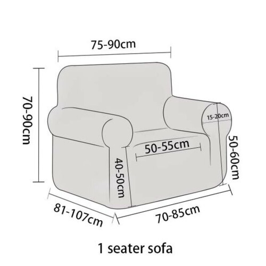 4Home Napínací voděodolný potah na křeslo Magic clean zelená, 75 - 95 cm - main (6)