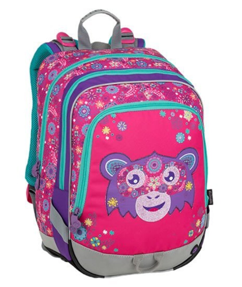 Bagmaster Školní batoh pro prvňáčky ALFA 9 A PINK/VIOLET - main (0)