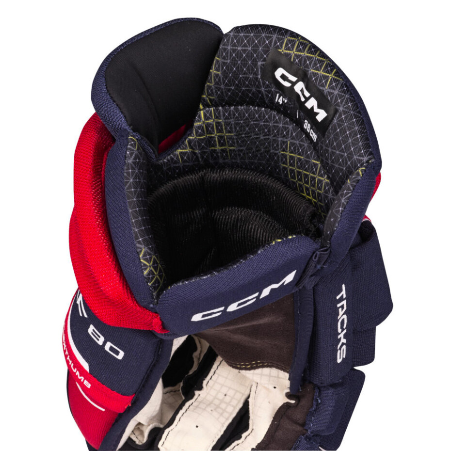 Hokejové rukavice CCM Tacks XF 80 Navy/Red/White Junior 11 palců - main (3)