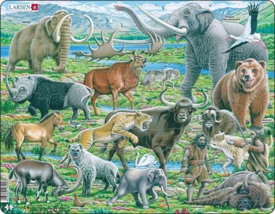 Puzzle Pravěká zvířata - main (0)