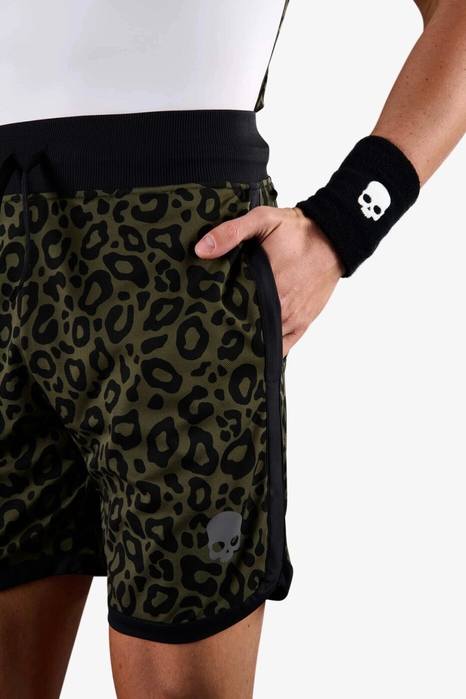 Pánské šortky Hydrogen  Panther Tech Shorts Military Green XL - main (3)