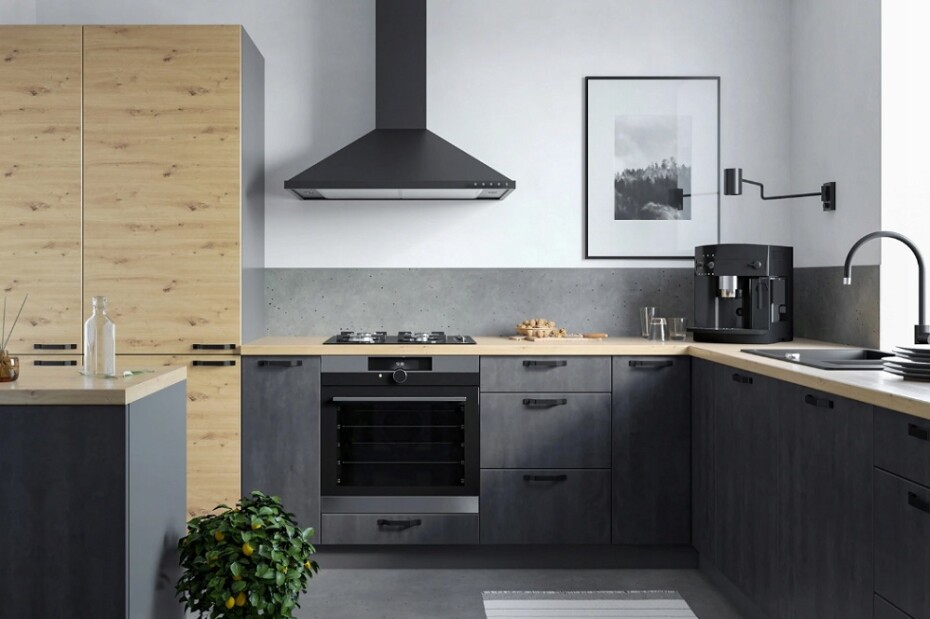 ArtExt Kuchyňská skříňka horní SILVER | W2 60 Barva korpusu: Černá - main (8)