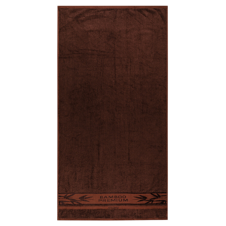 4Home Osuška Bamboo Premium tmavě hnědá, 70 x 140 cm - main (1)