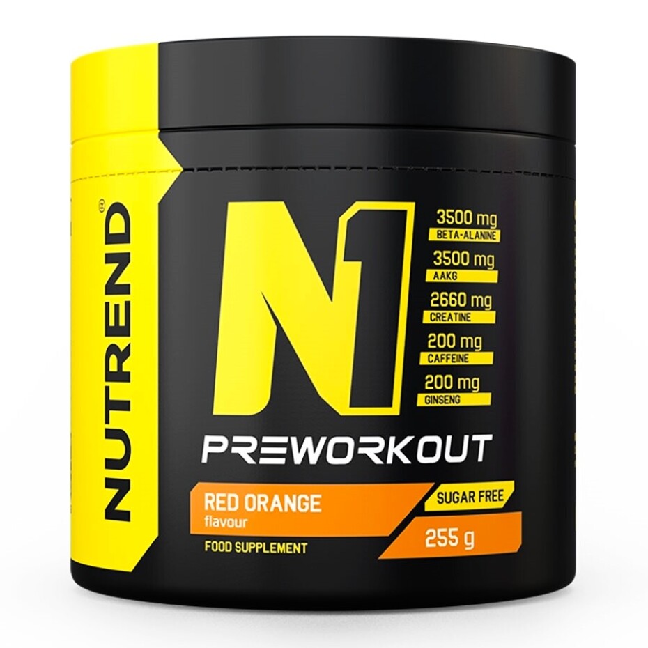Nutrend N1 Pre-Workout 255 g modrá malina - main (4)