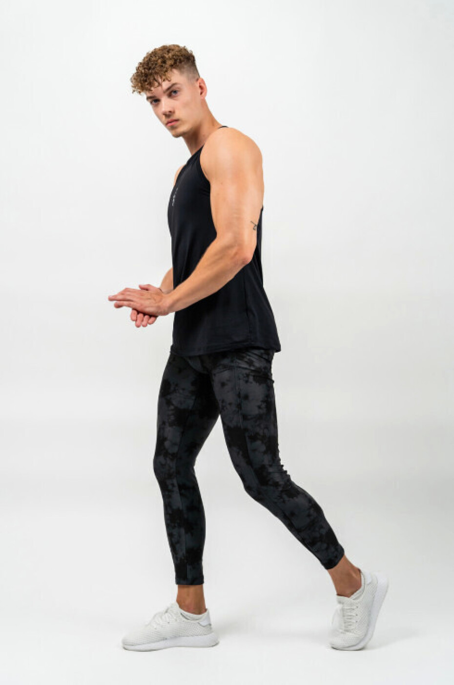 Nebbia Performance+ Kompresní Camuflage Legíny Function 333 Black Černá - main (3)