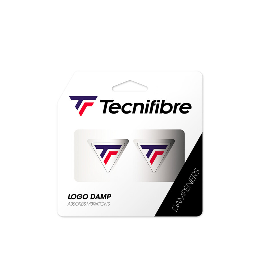 Vibrastop Tecnifibre  Logo Damp White - main (0)