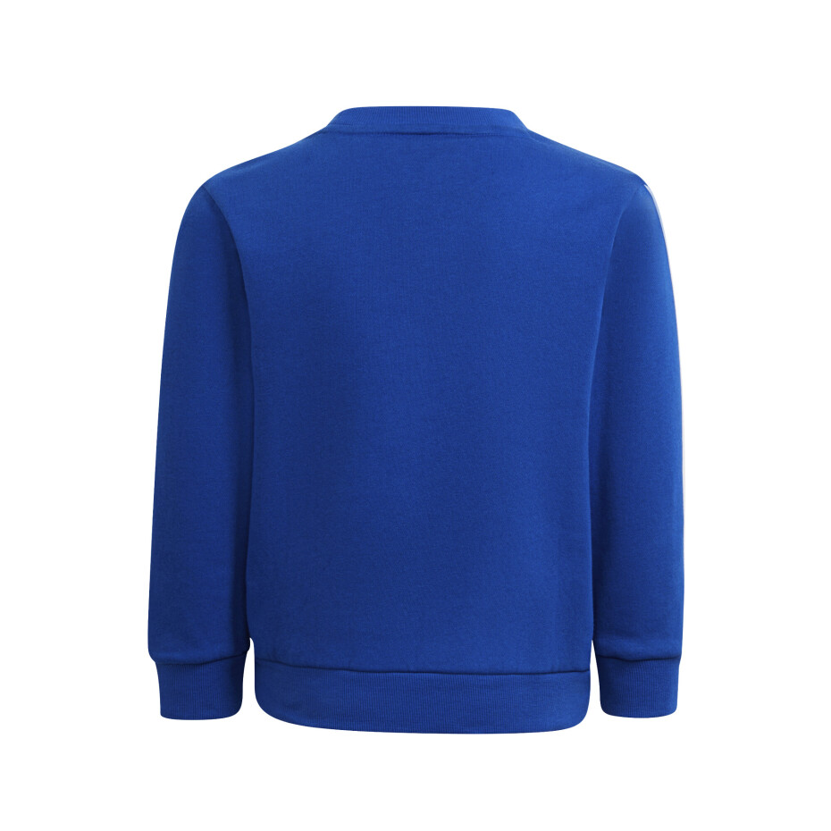 Dětská mikina adidas  Essentials 3-Stripes Crew Neck Royal Blue 104 cm - main (4)