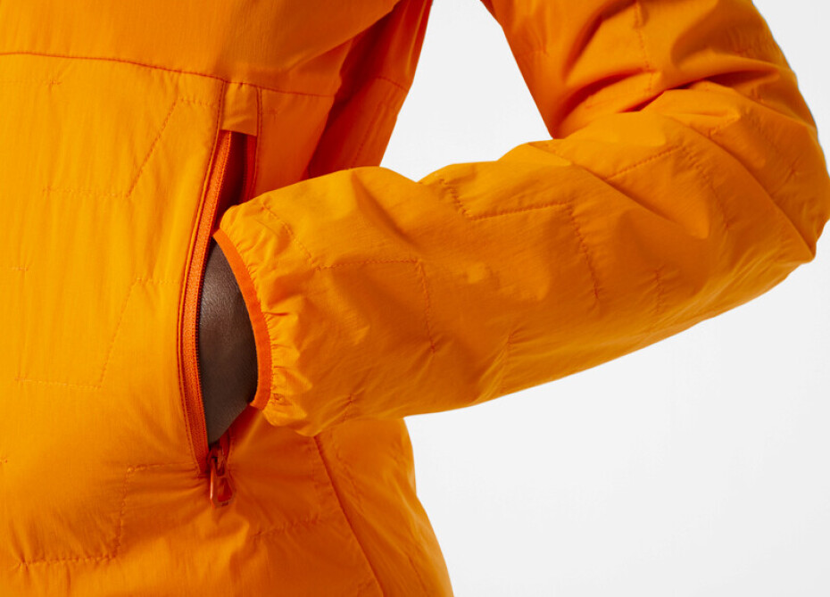 Dámská bunda Helly Hansen  Lifaloft Air Hooded Insulato W Poppy Orange, S S - main (8)