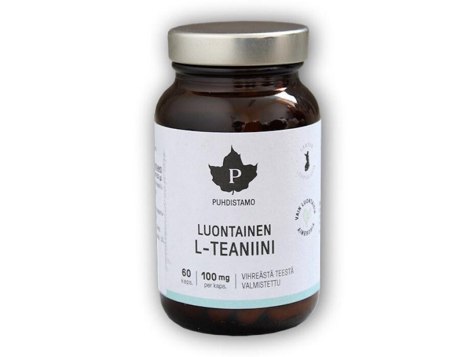 Puhdistamo L-Theanine Natural 60 kapslí - main (0)