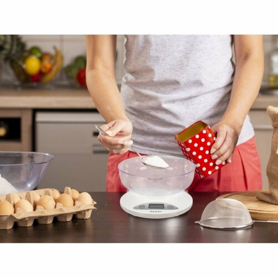 BEPER BP802 kuchyňská digitální váha s miskou, 5kg - main (3)