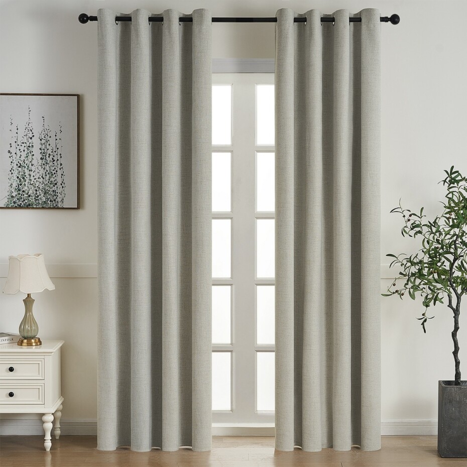 4Home Zatemňovací závěs Monaco šedá, 150 x 250 cm - main (0)