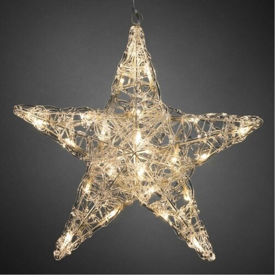Vánoční 5 cípá hvězda pr. 40 cm, 24 LED - main (0)