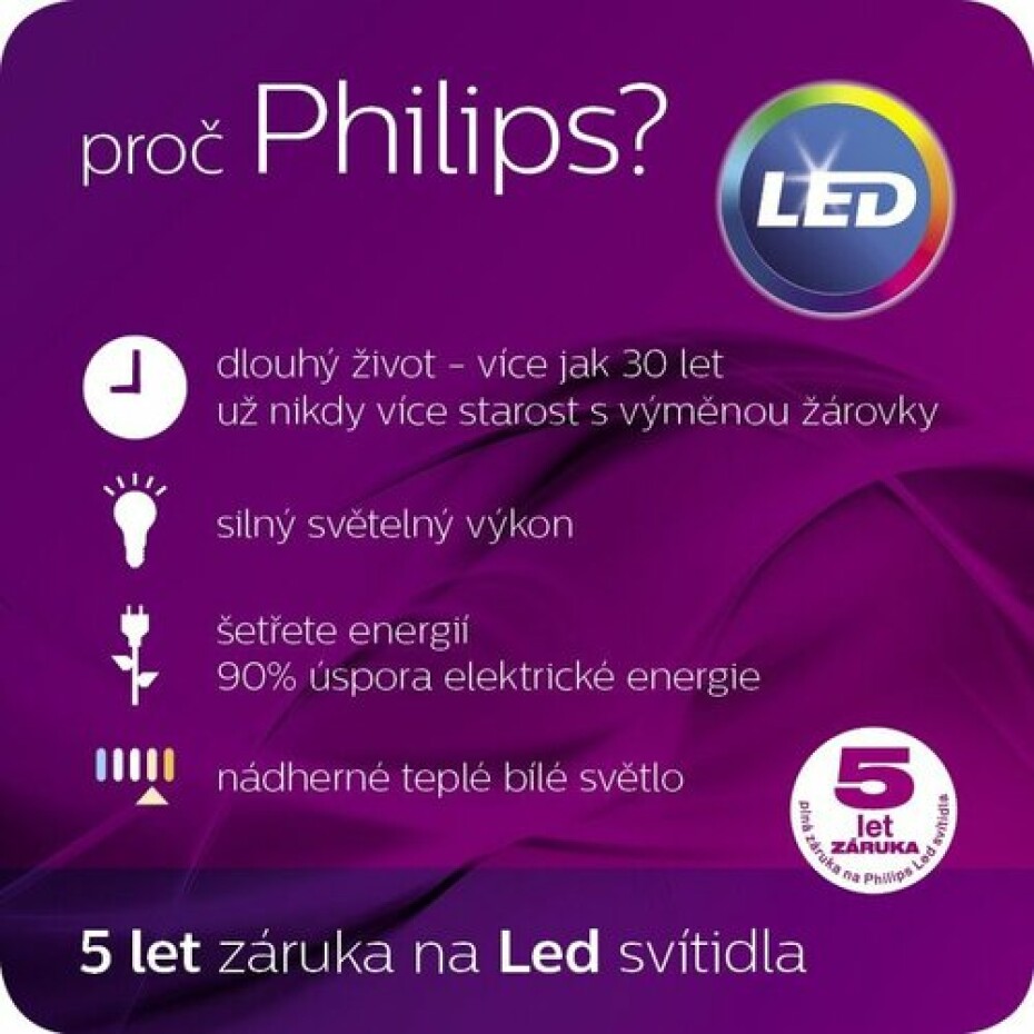 Philips 17296/30/16 Yarrow Venkovní nástěnné LED svítidlo 21 cm, černá - main (5)