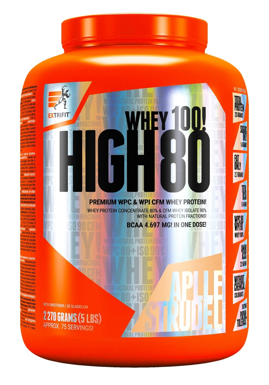 Extrifit High Whey 80 2270 g banán - main (0)