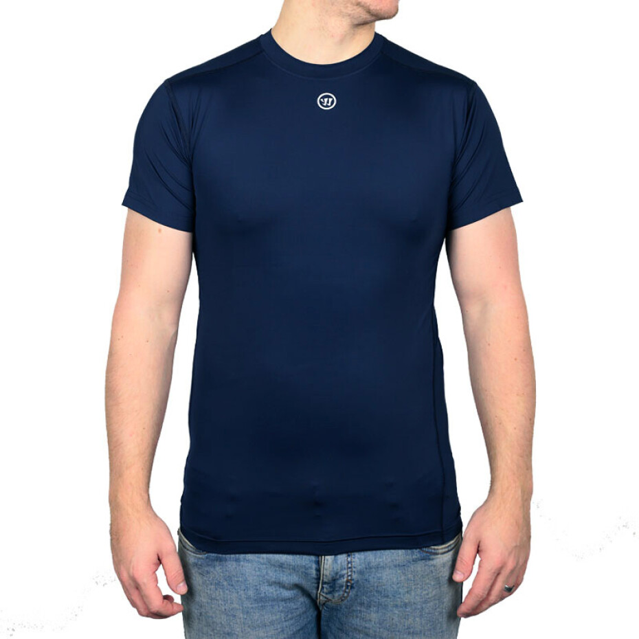 Kompresní tričko Warrior  SS Compression Senior S, modrá - main (0)