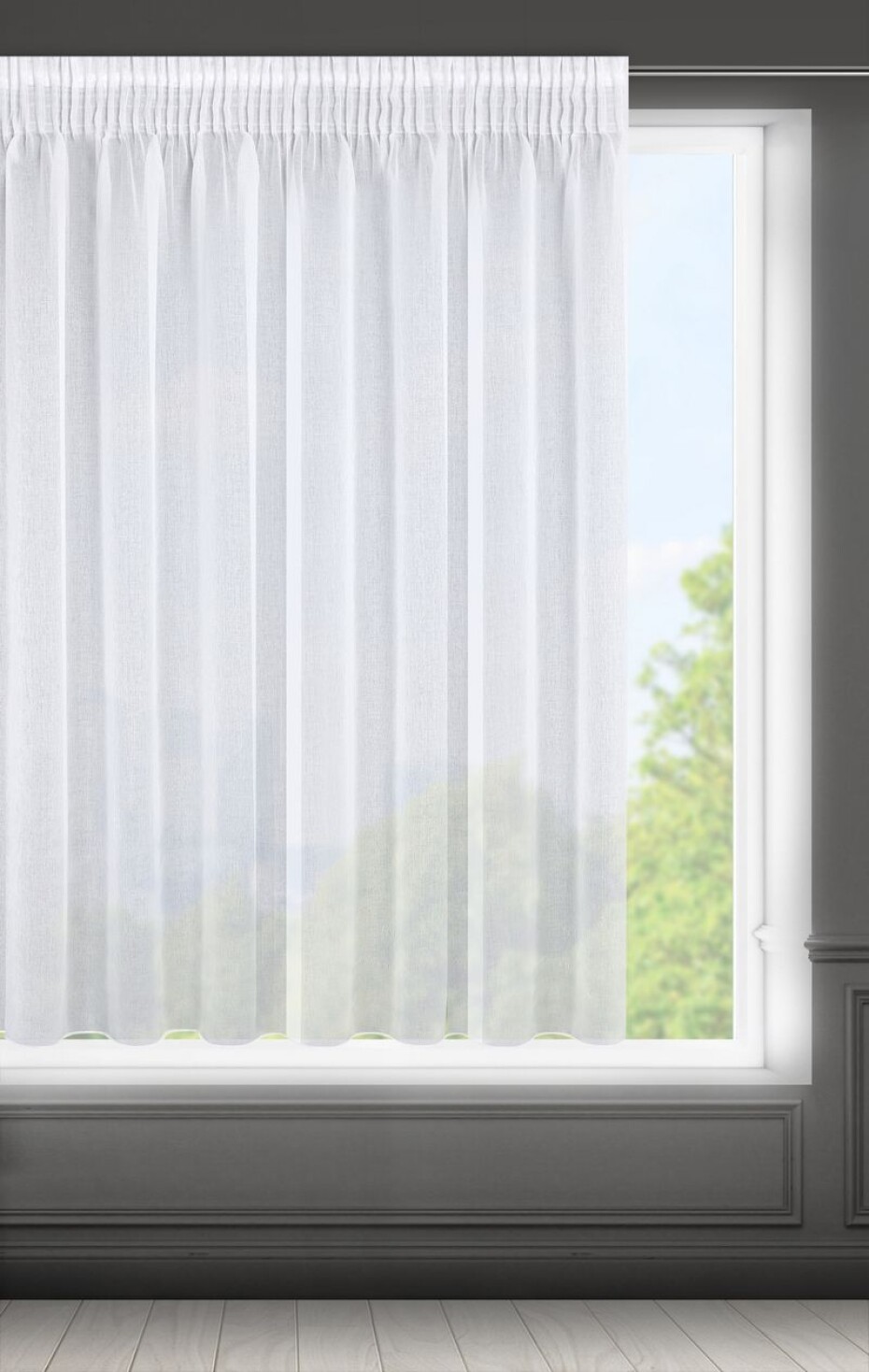 ArtFir Záclona ARGEA P | bílá 350 x 150 cm - main (2)