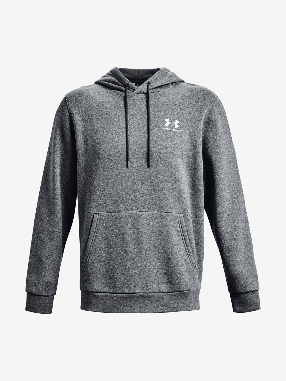 Pánská mikina Under Armour  Essential Fleece Hoodie-GRY XXL - main (4)