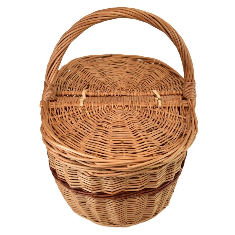Proutěný koš Piknik ovál M, 36 x 26 cm - main (3)