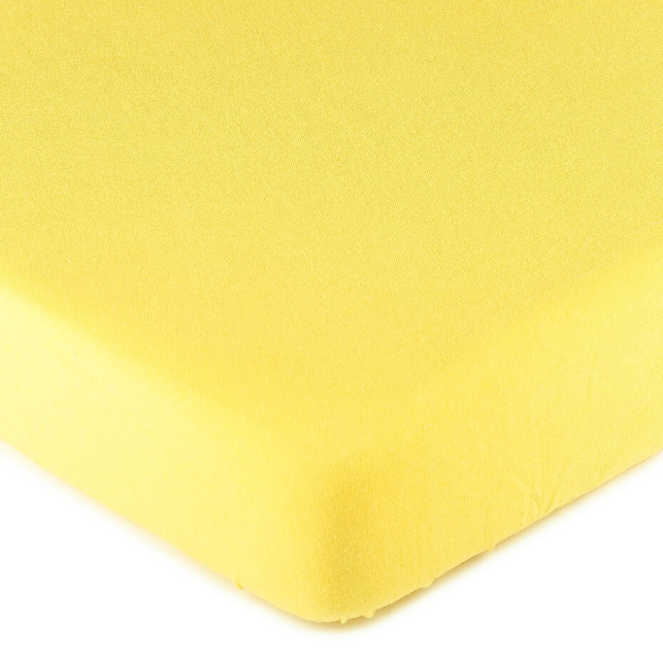 4Home jersey prostěradlo žlutá, 180 x 200 cm - main (0)