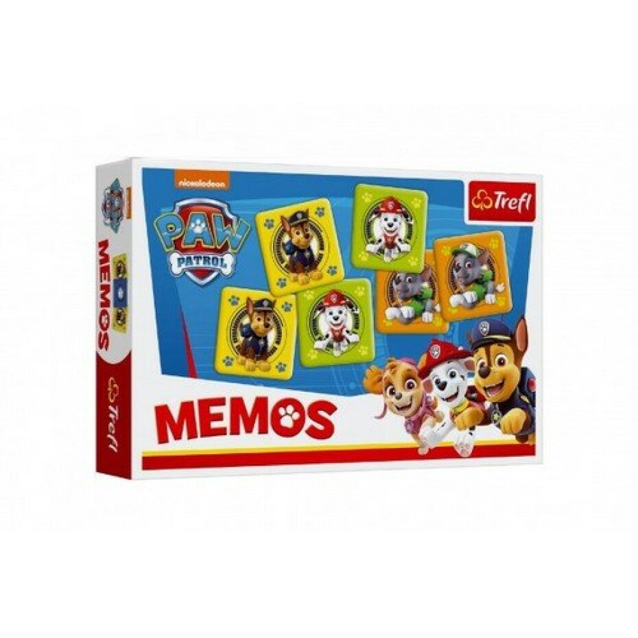 Trefl Pexeso papírové Paw Patrol/Tlapková patrola společenská hra 30 kusů v krabici 21x14x4cm - main (0)