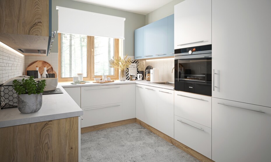 ArtExt Kuchyňská skříňka spodní SILVER | D11 80 Barva korpusu: Grey - main (4)
