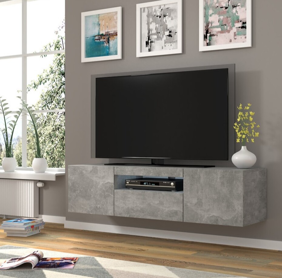 ARTBm TV stolek AURA 150 | beton - main (3)