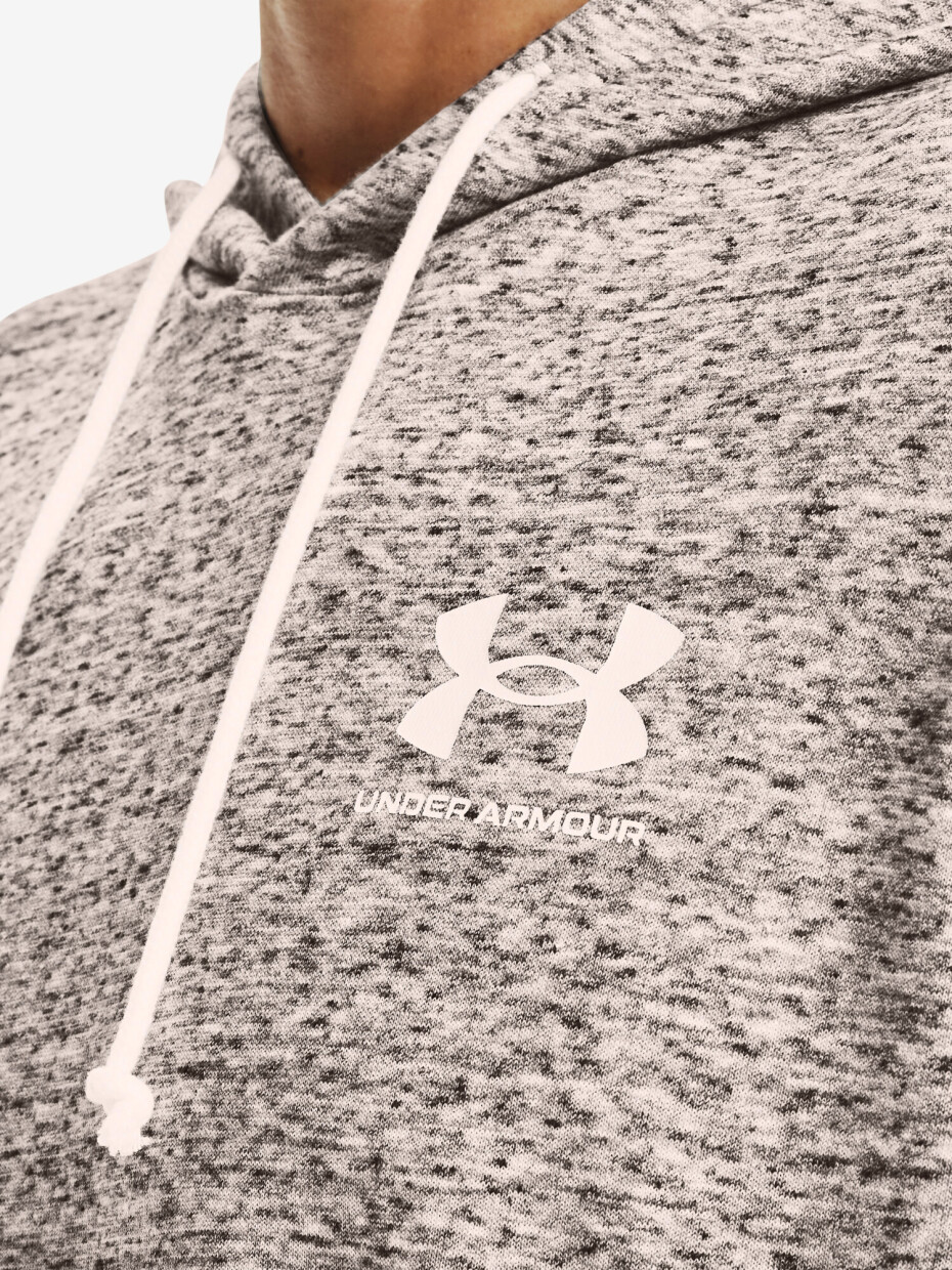Pánská mikina Under Armour  Rival Terry LC SS HD-WHT M - main (2)