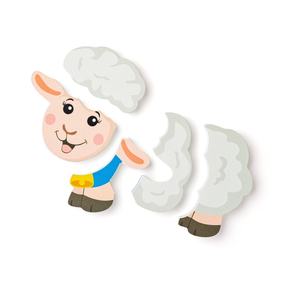 Woody Puzzle Baby Ovečka - main (2)