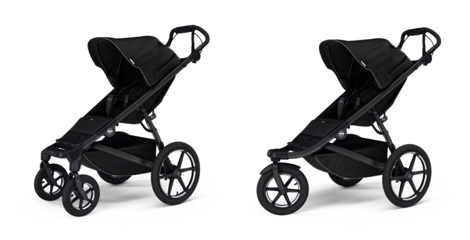 Sportovní kočárek Thule Urban Glide 3  + městský kočárek Thule Urban Glide 4-wheel Black - main (0)