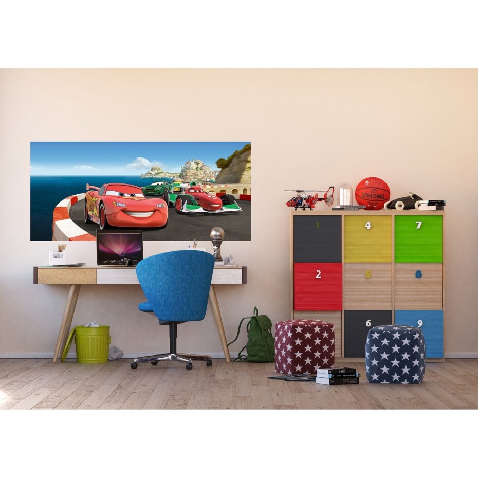 Dětská fototapeta Auta závody, 202 x 90 cm - main (2)
