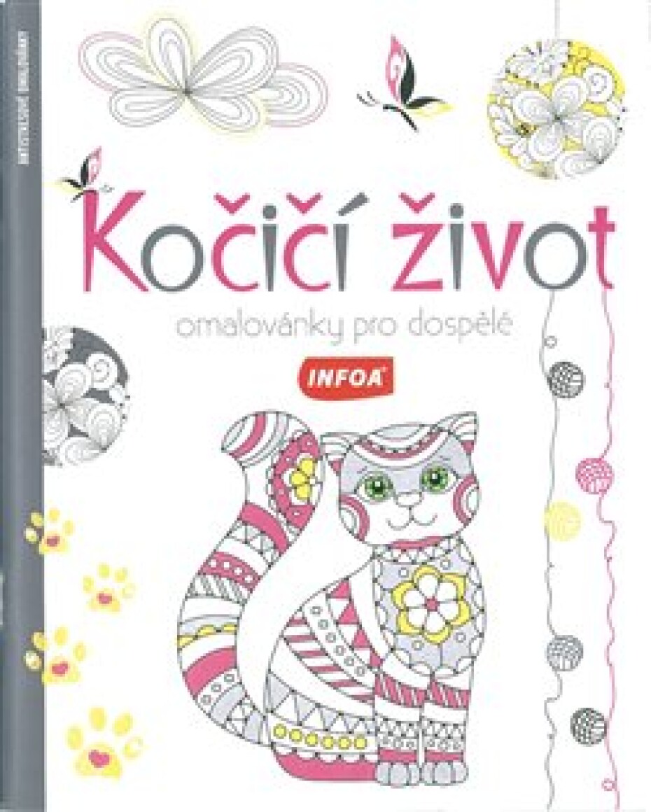 Omalovánky pro dospělé - Kočičí život - main (0)