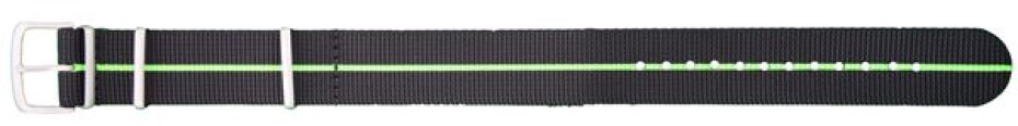 Traser řemen textilní NATO černo-zelený (72) - 22 mm - main (0)
