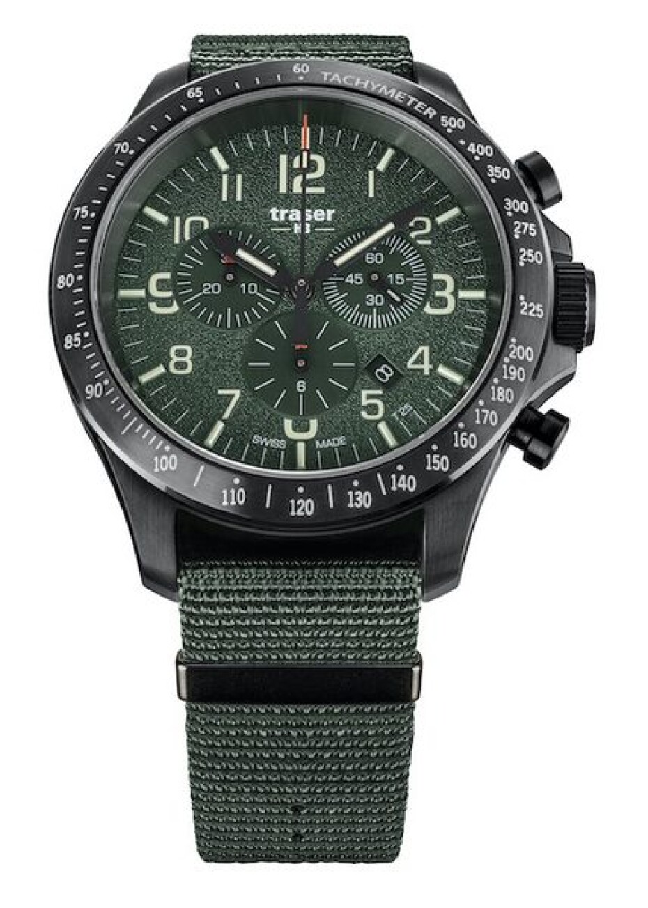 Traser P67 Officer Pro Chronograph Green Nato - main (8)