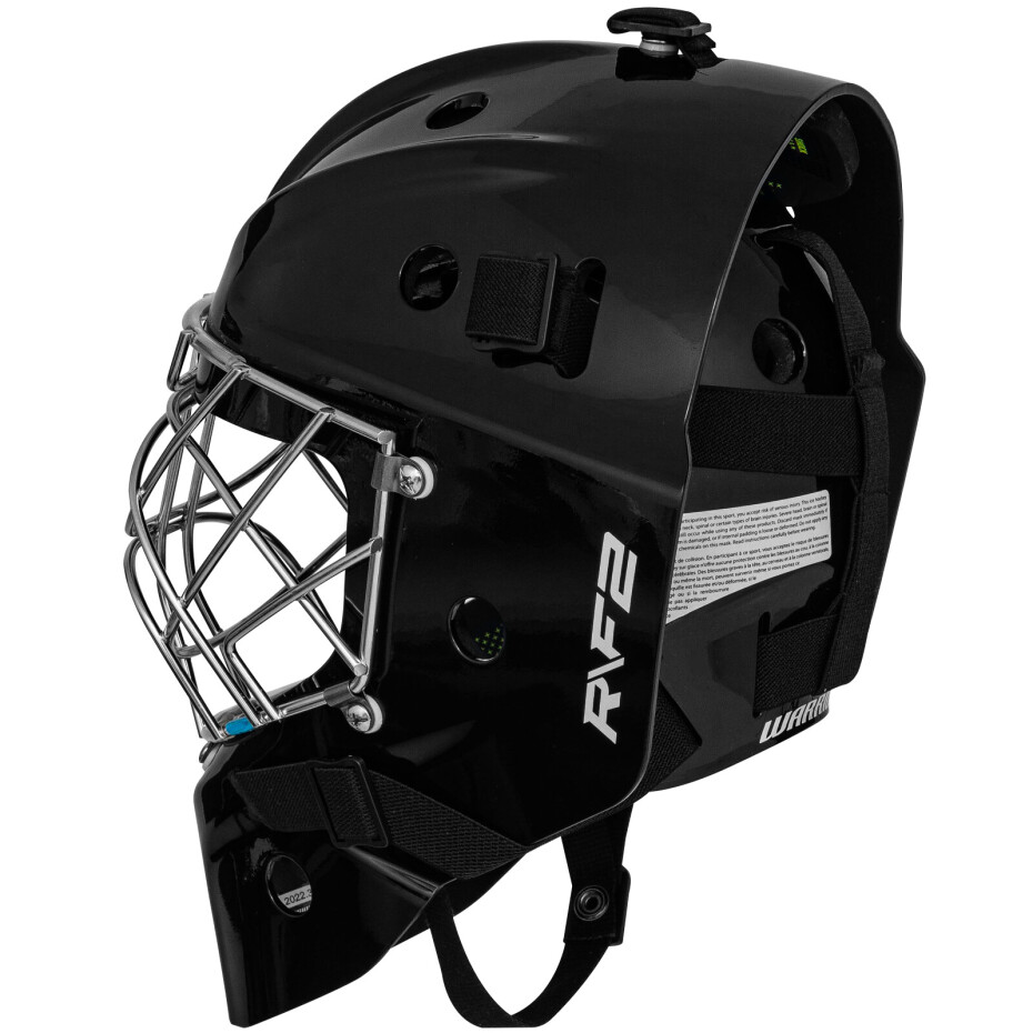 Brankářská hokejová maska Warrior Ritual F2 E Black Senior M/L - main (2)