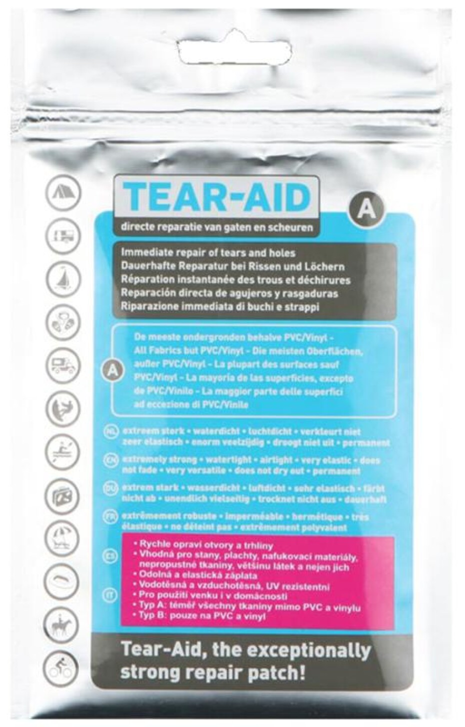 Samolepicí záplata TEAR-AID typ A - main (0)