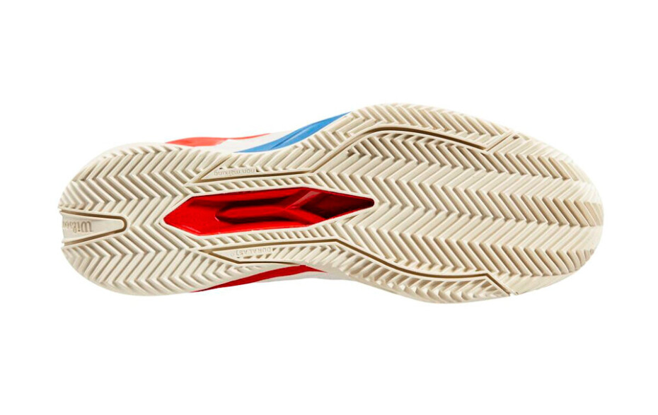 Pánská tenisová obuv Wilson Rush Pro 4.0 Clay Snow White/Wilson Red  EUR 40 2/3 - main (5)