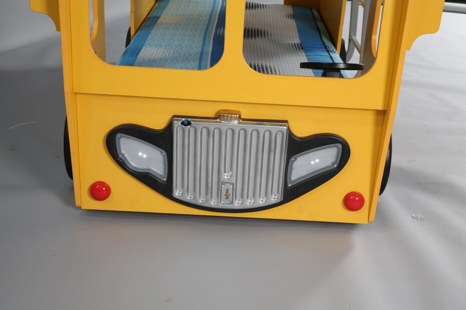 Artplast Dětská patrová postel HAPPY BUS | žlutý 90 x 190 cm - main (12)