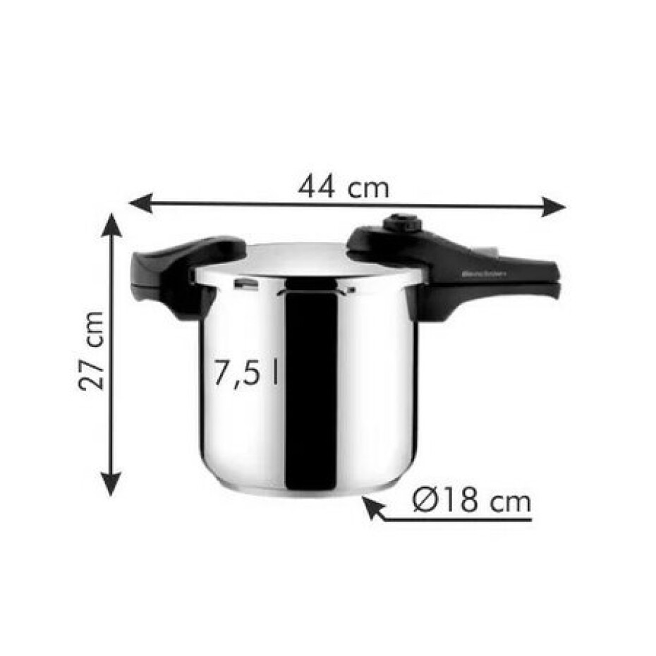Tescoma Tlakový hrnec BIO EXCLUSIVE+, 7,5 l - main (1)