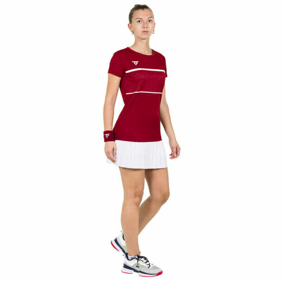 Dámské tričko Tecnifibre  Club Tech Tee Cardinal M - main (1)