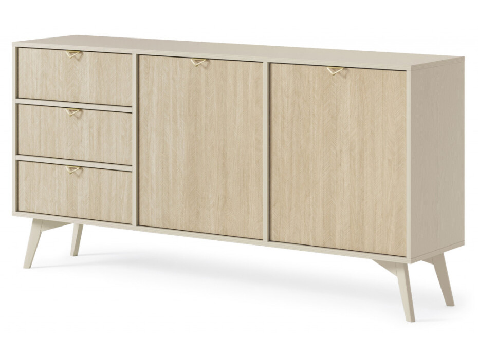 ArtPS Komoda TIMBER KSZ158 | béžová - main (3)